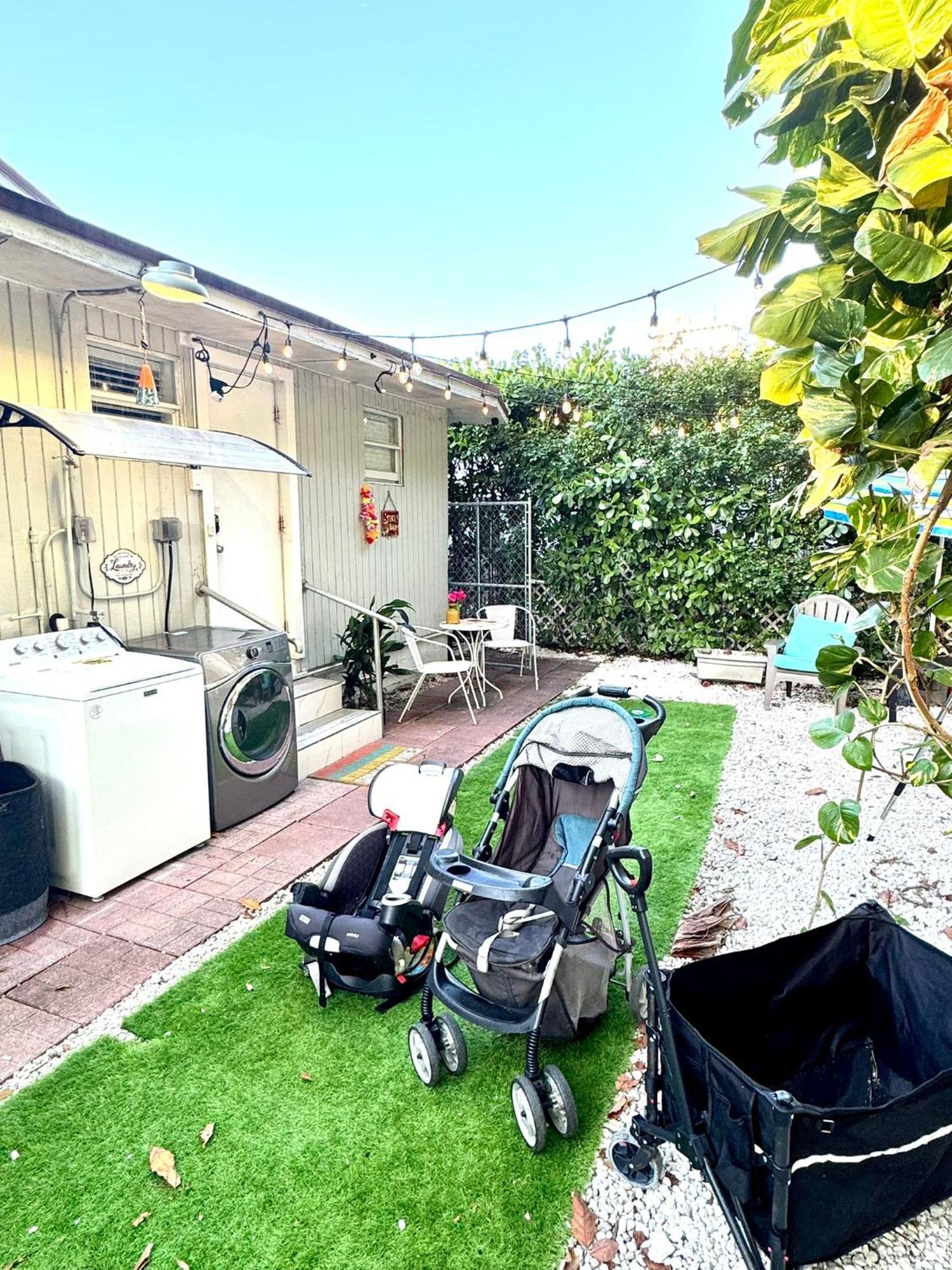 Quiet & Centrally Located House - Private Parking, Laundry And Storage For Luggage 迈阿密 外观 照片